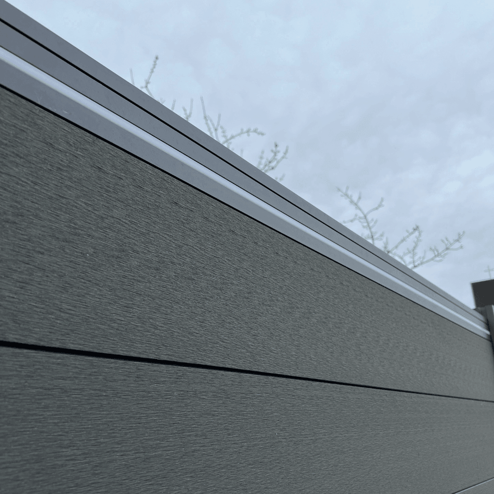 WPC Sichtschutzzaun KAPLAN - Ersatzpaneel Muster - BaukastenStore