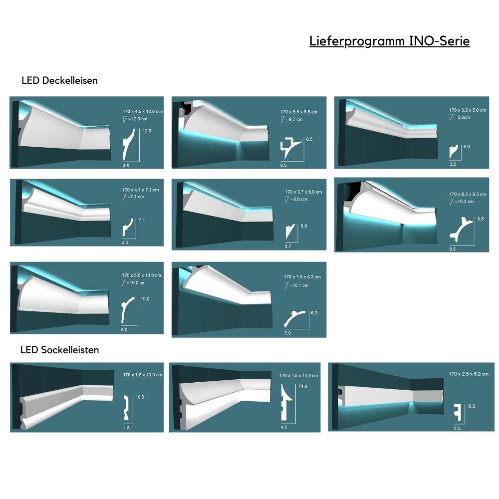 Stuckleisten für indirekte Beleuchtung Köln 210